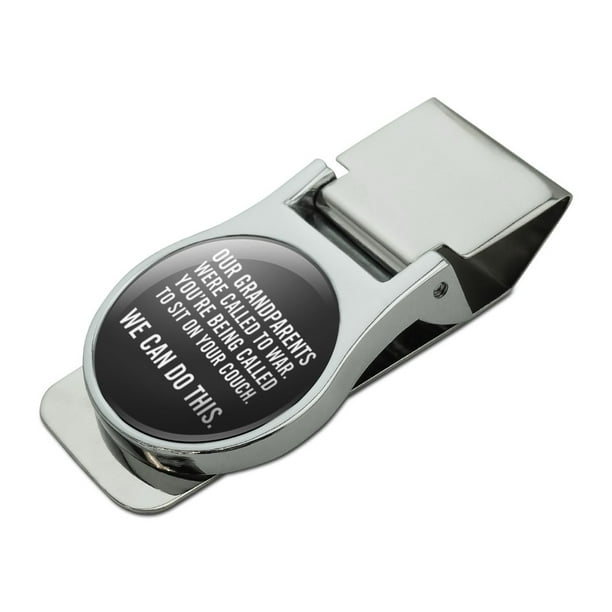 Thank You for Being the Best Mom Mothers Day Satin Chrome Plated Metal Money Clip
